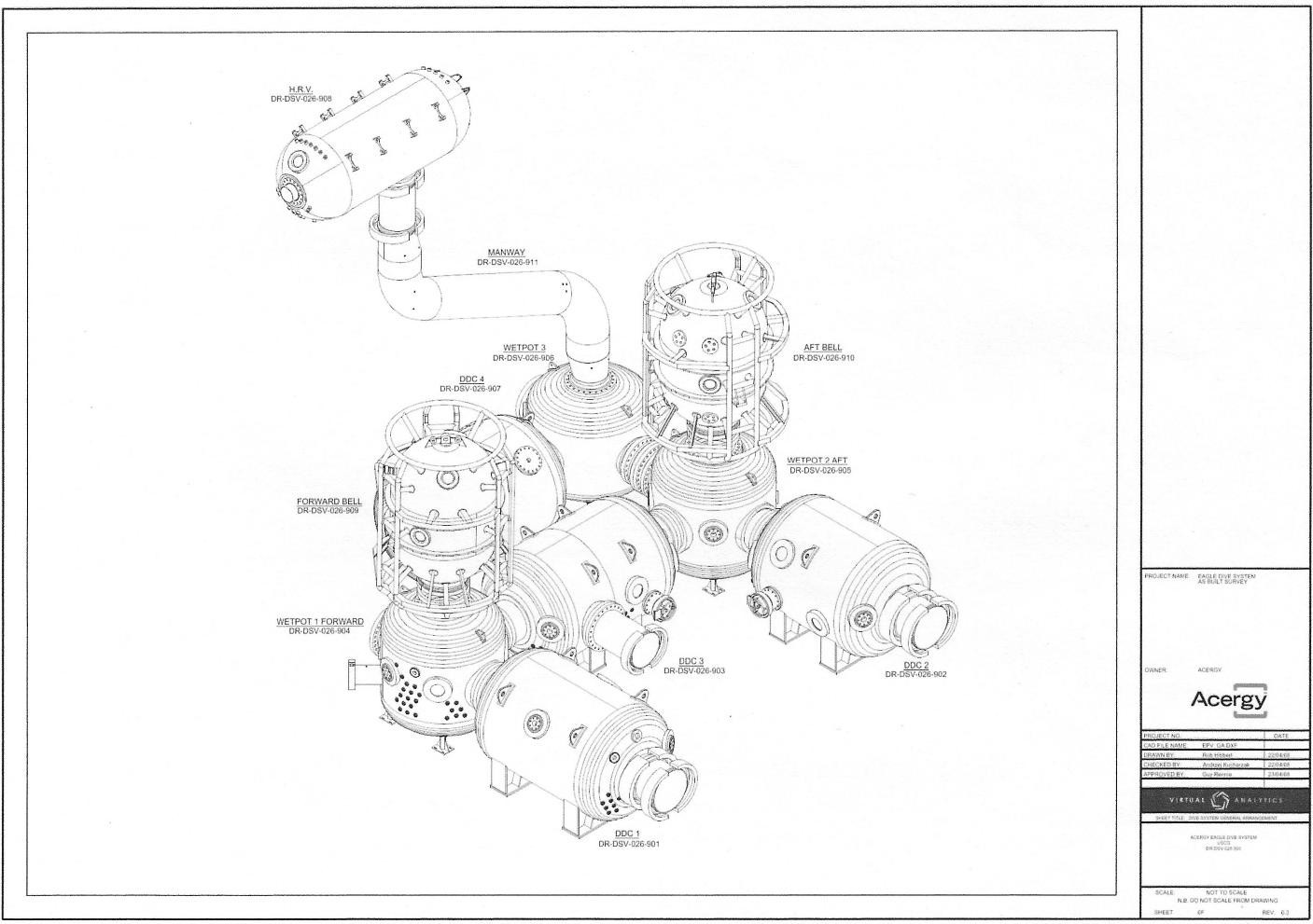 Acergy Eagle — DDC Component Drawing with Weld Details, ASME VIII