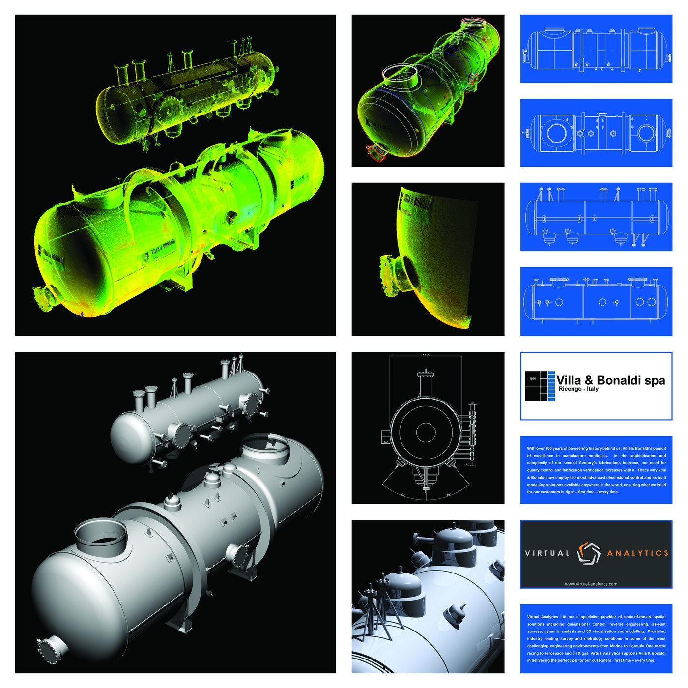 Villa & Bonaldi — Heat Exchanger Laser Scan and 3D Model Verification, Sakhalin Island Project
