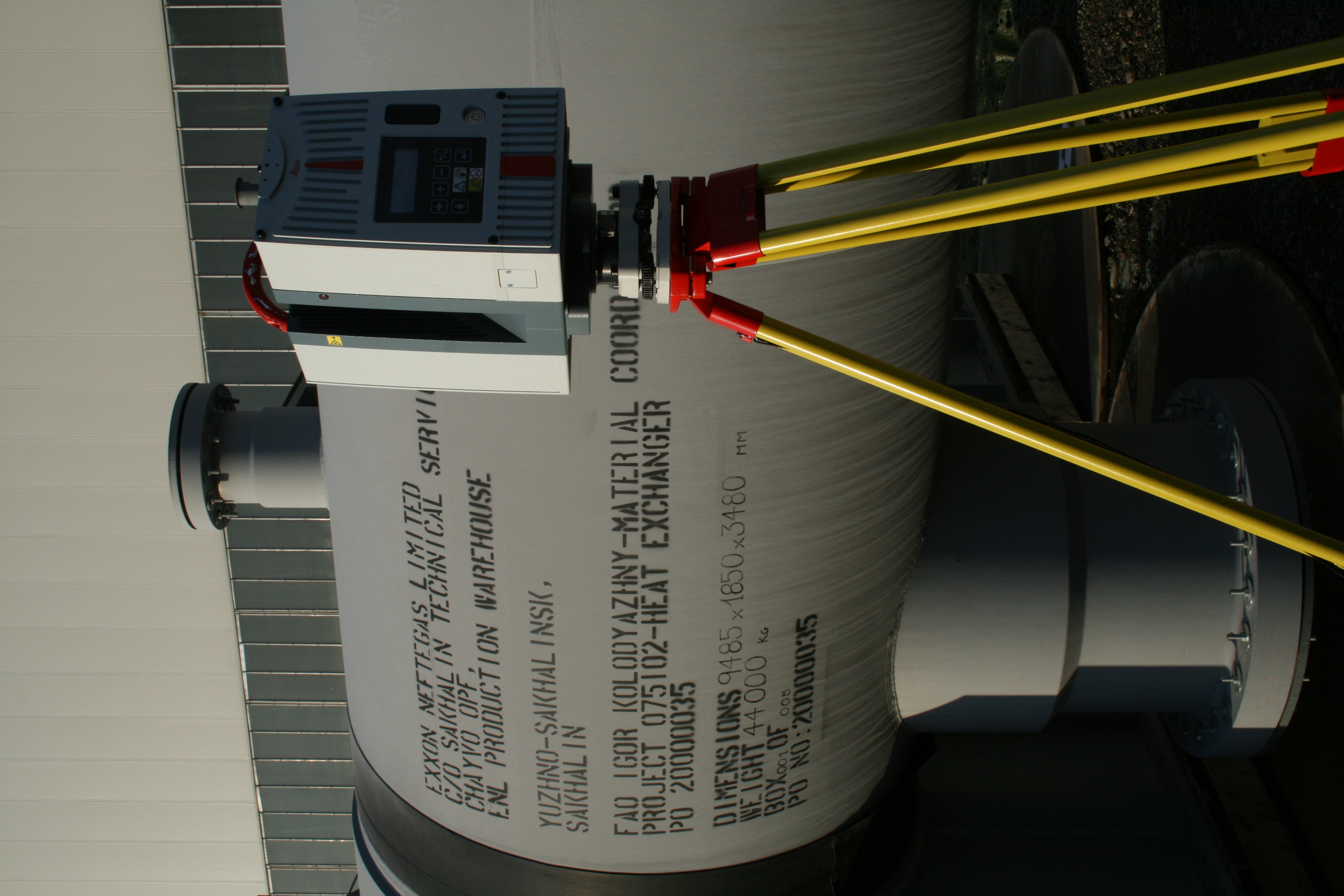 Villa & Bonaldi — Leica HDS3000 laser scanner on-site at Ricengo, Italy